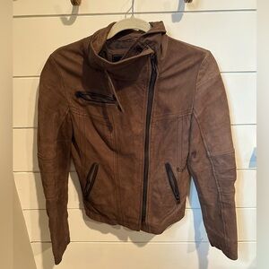 Buffalo Suede Moto Jacket, women’s xs
